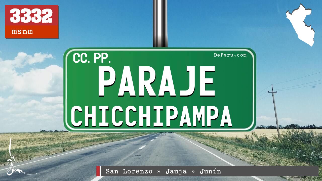 Paraje Chicchipampa