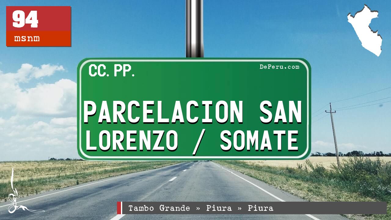 Parcelacion San Lorenzo / Somate