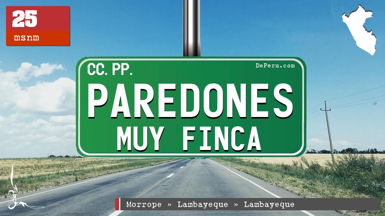 Paredones Muy Finca