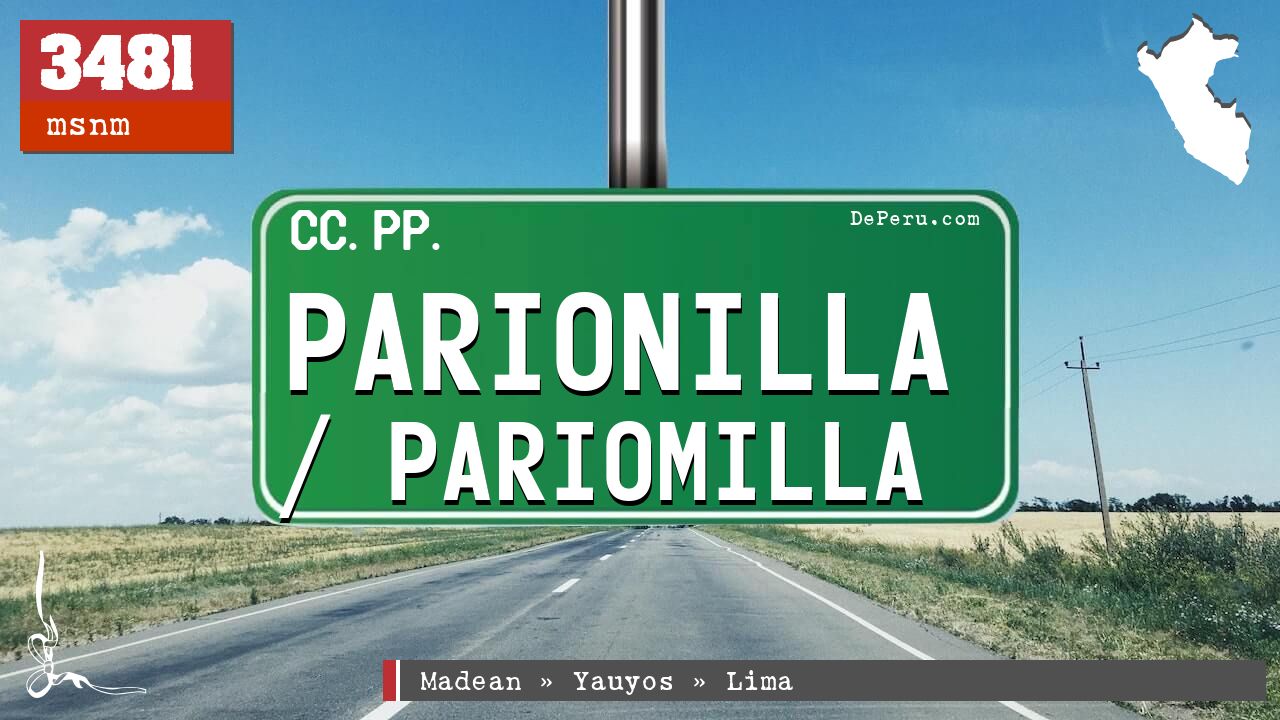 Parionilla / Pariomilla