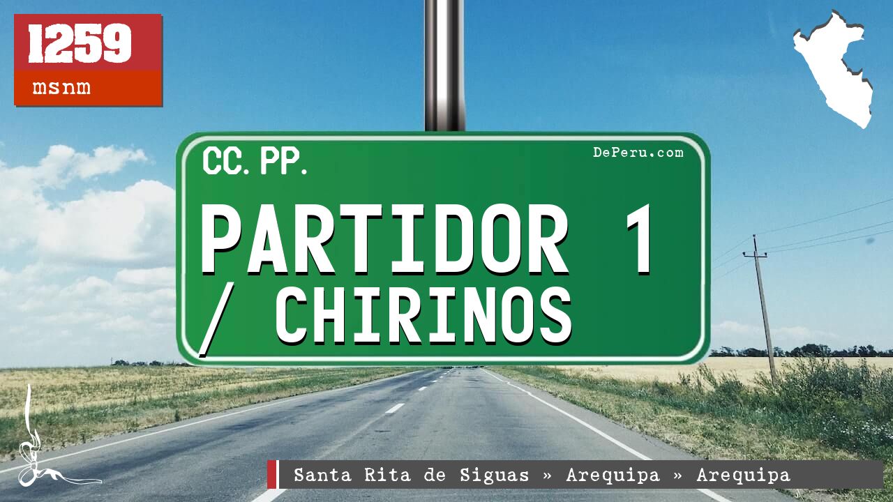 Partidor 1 / Chirinos