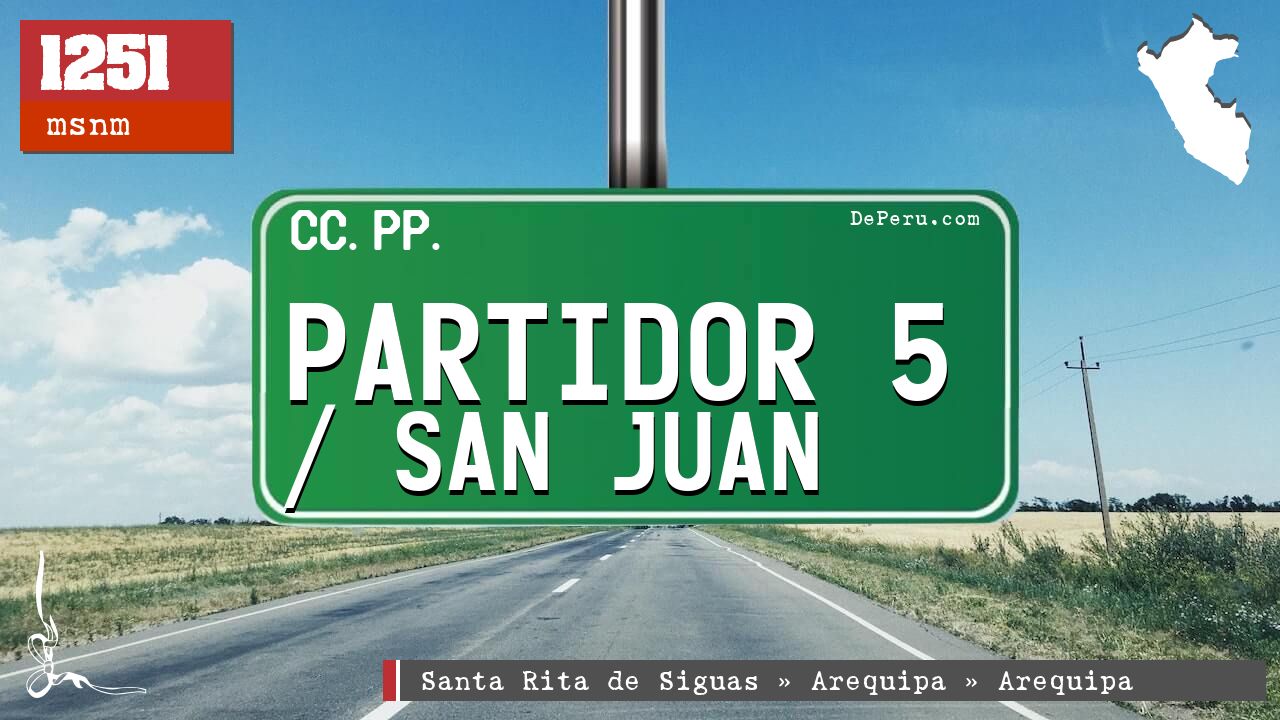 Partidor 5 / San Juan