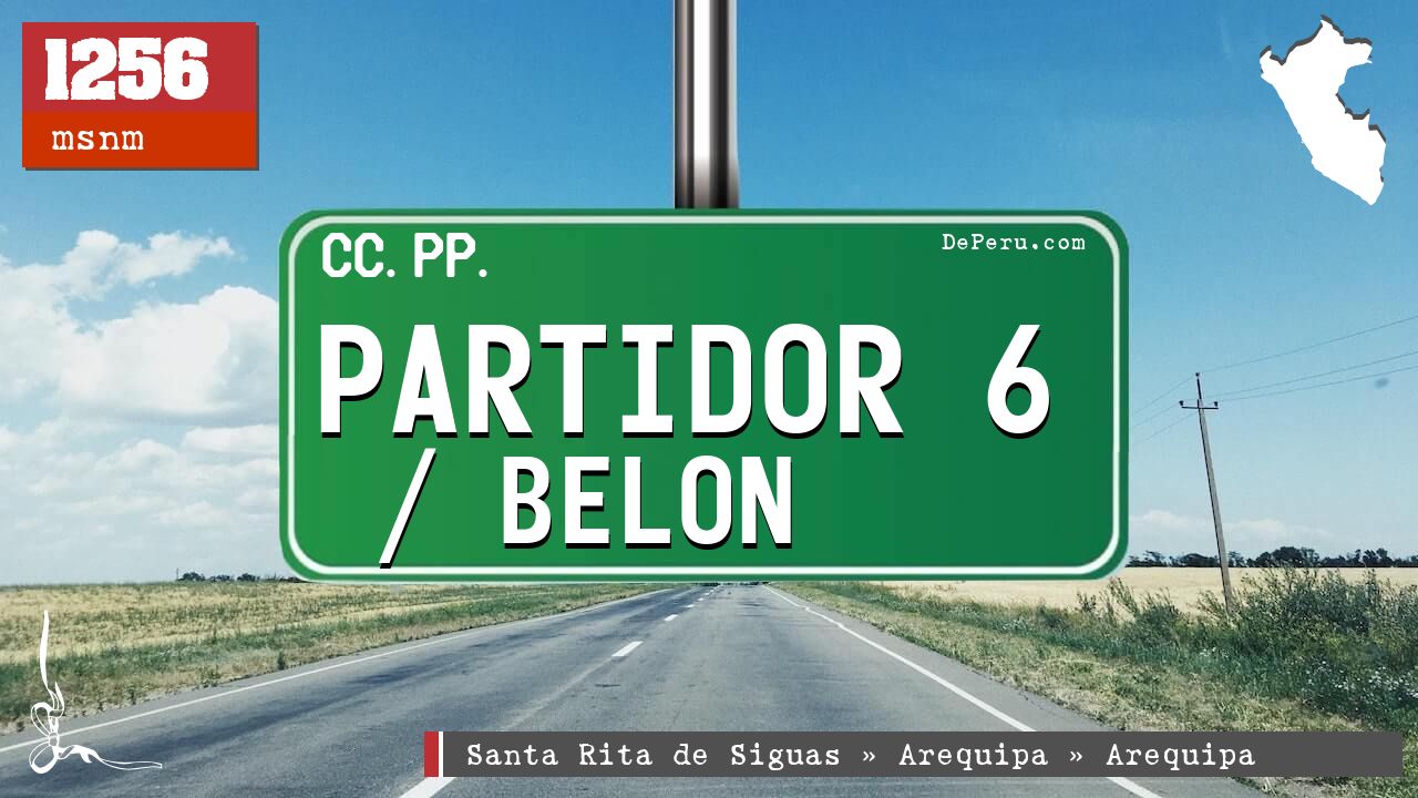 Partidor 6 / Belon