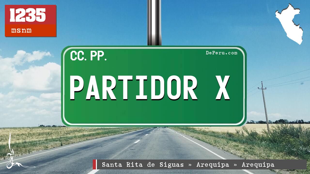 Partidor X