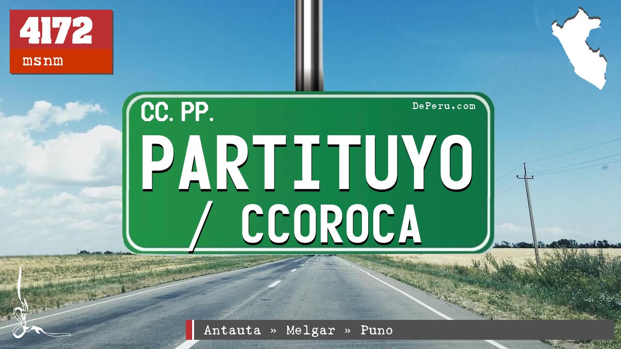 Partituyo / Ccoroca