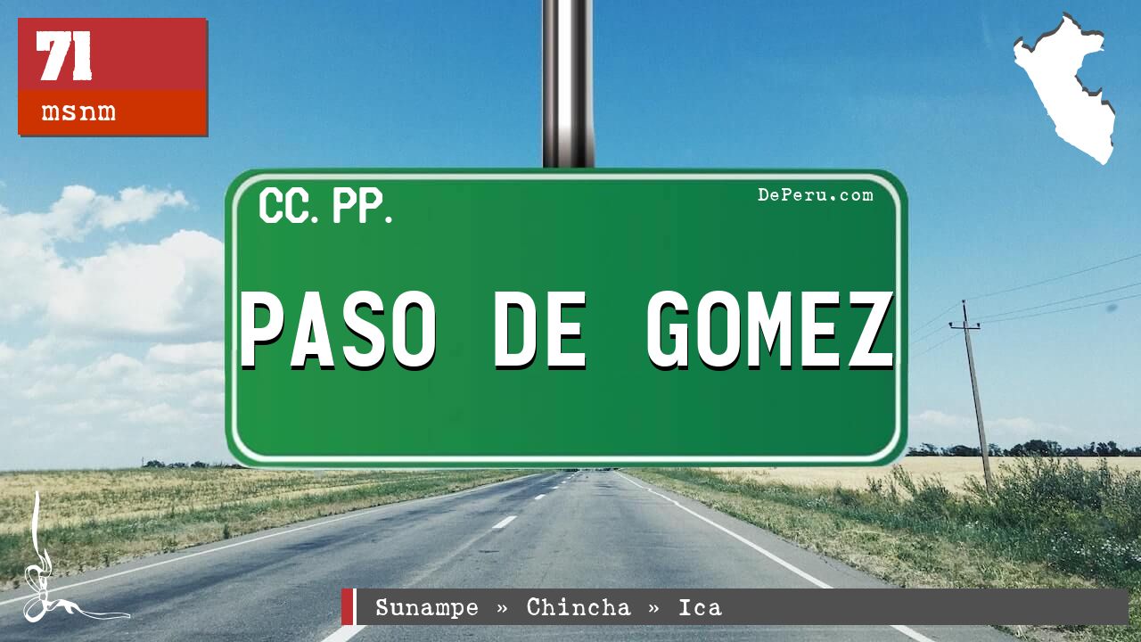 Paso de Gomez