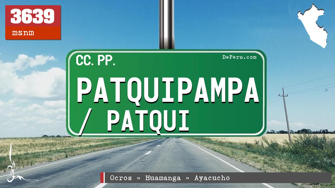 Patquipampa / Patqui