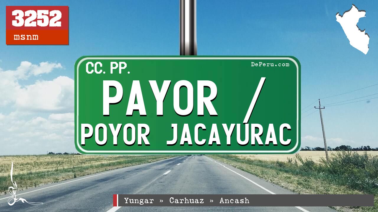 Payor / Poyor Jacayurac