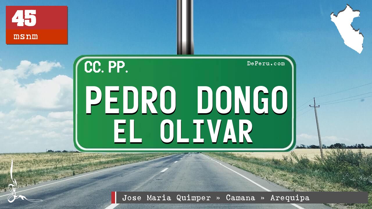 Pedro Dongo El Olivar