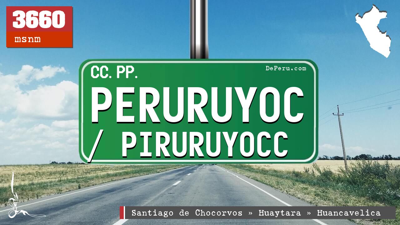 Peruruyoc / Piruruyocc