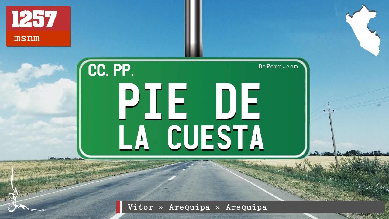 Pie de La Cuesta