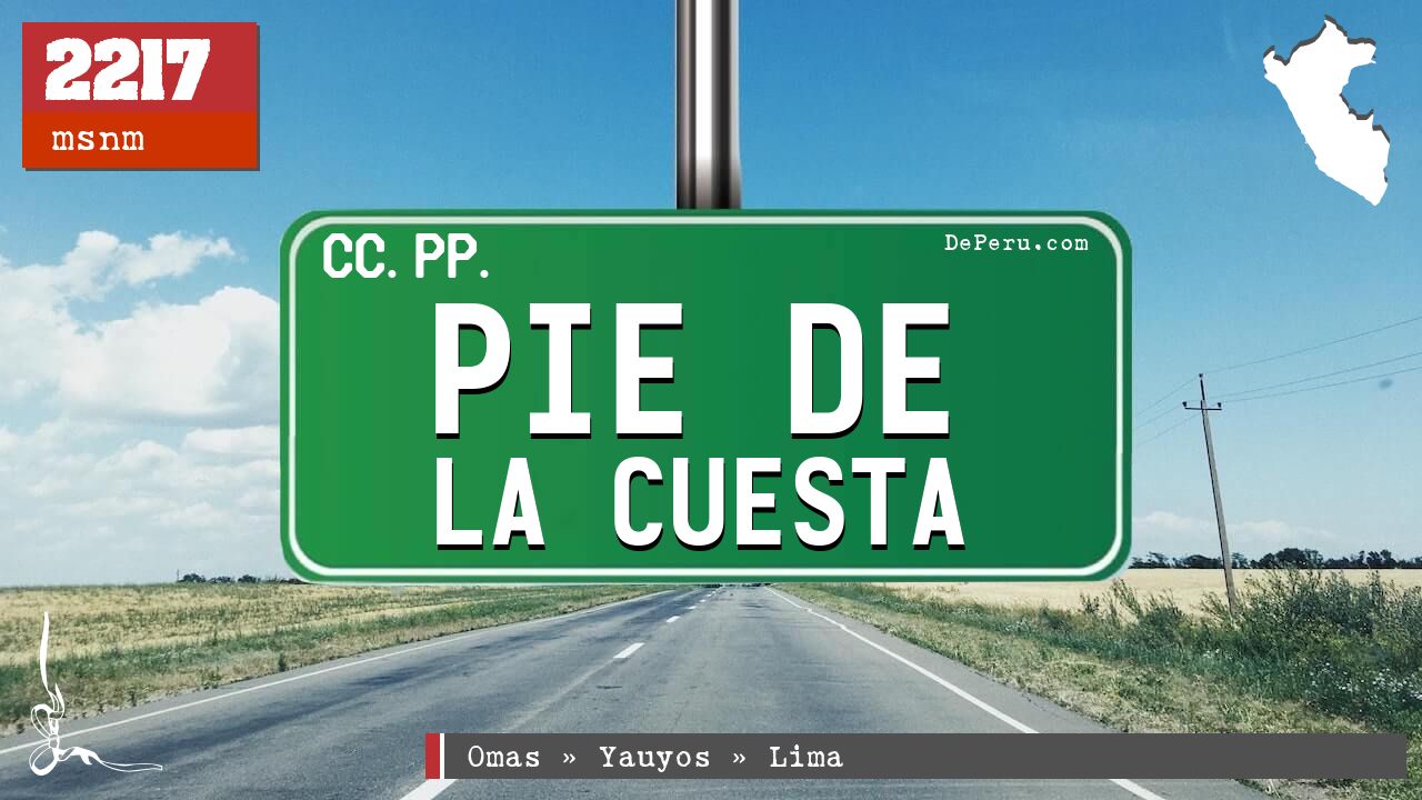 Pie de La Cuesta