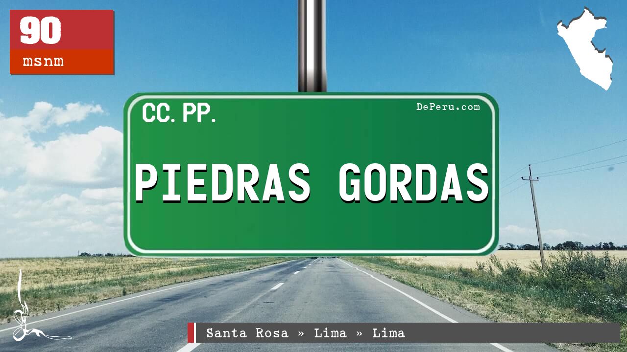 PIEDRAS GORDAS