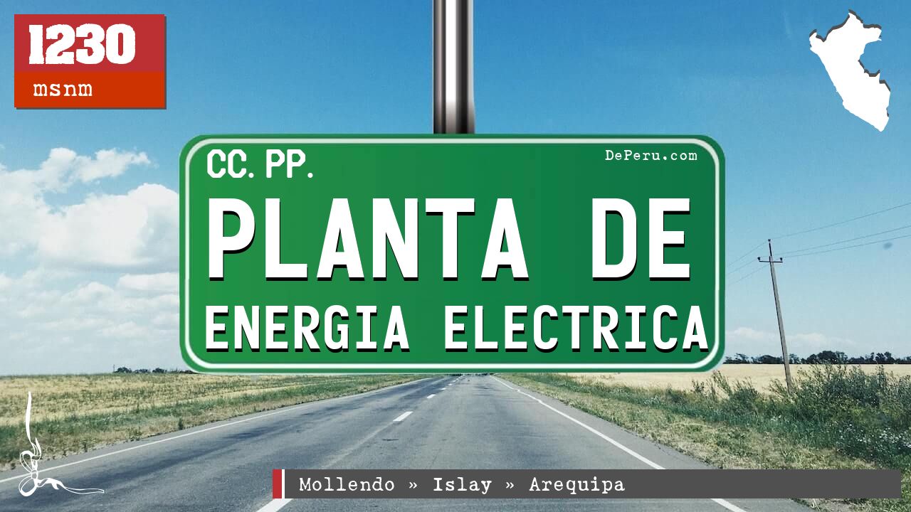 Planta de Energia Electrica