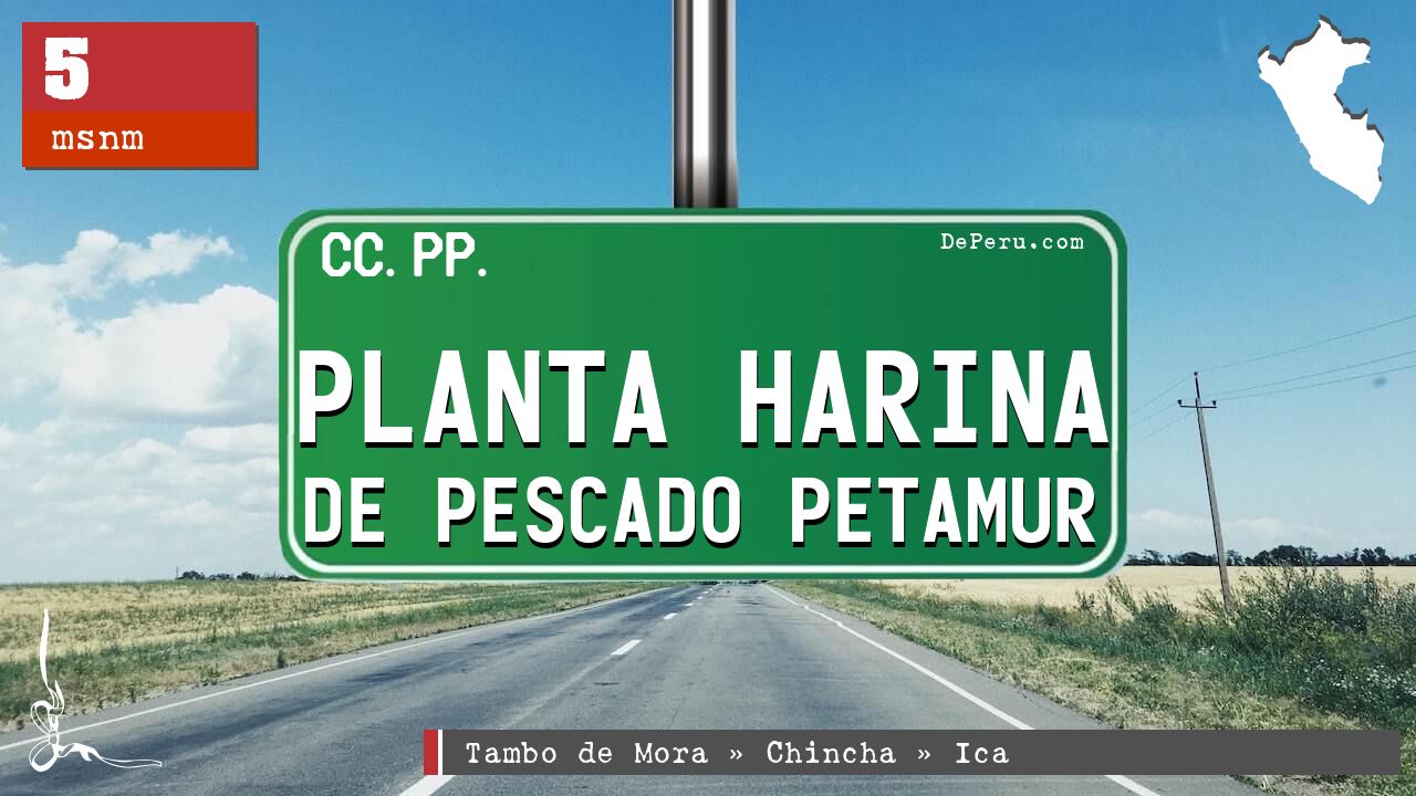 Planta Harina de Pescado Petamur