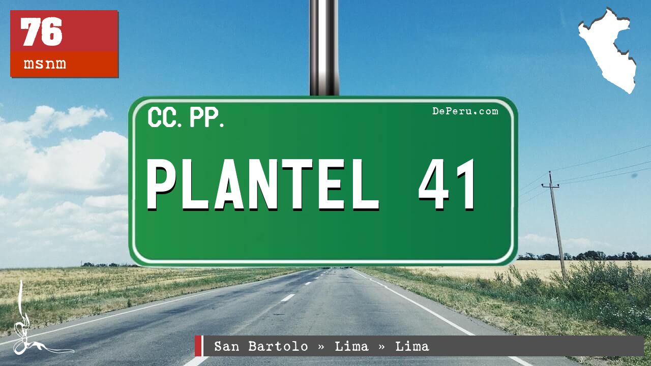 Plantel 41