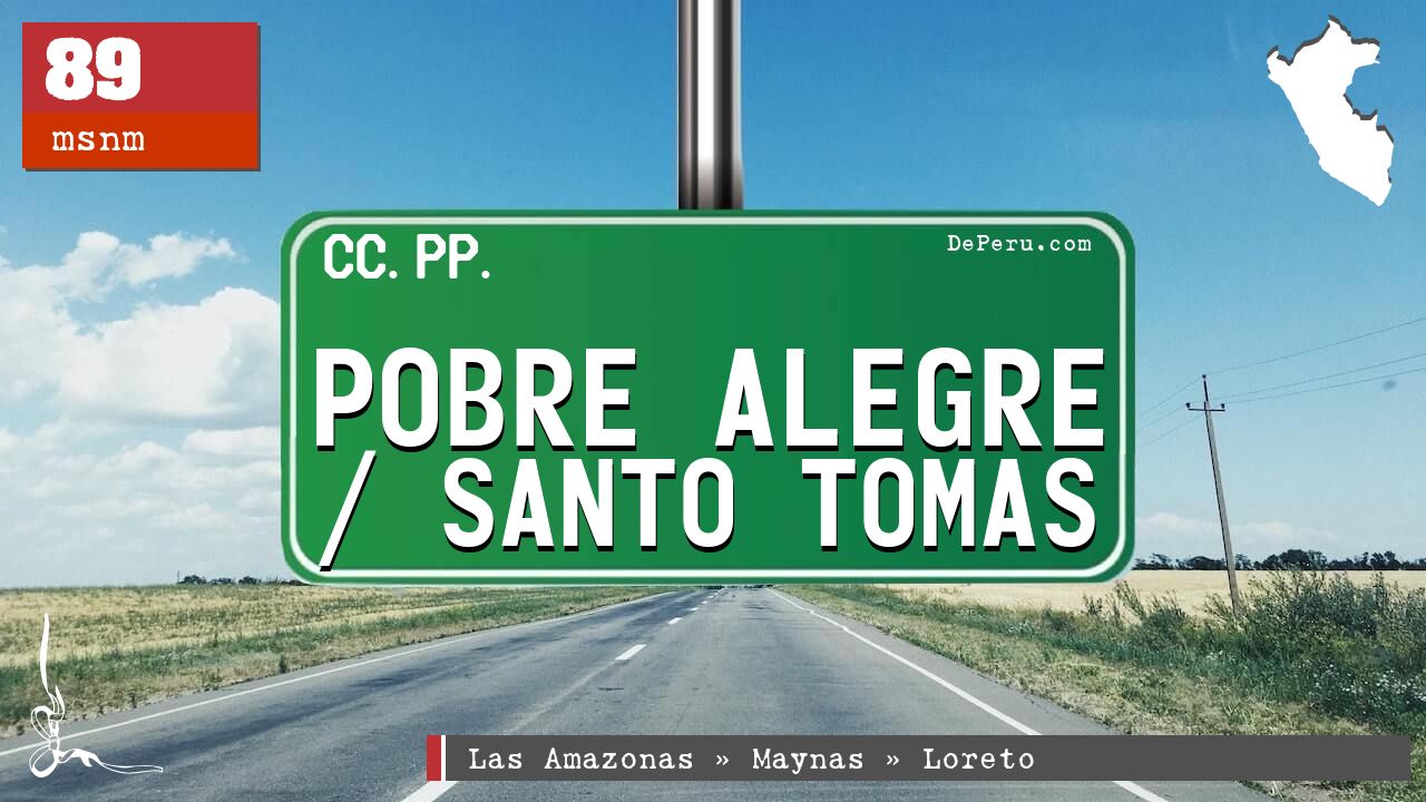 Pobre Alegre / Santo Tomas