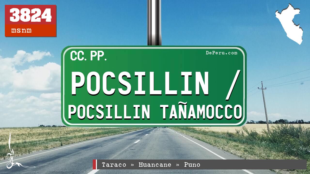 Pocsillin / Pocsillin Taamocco