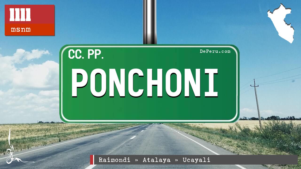 Ponchoni