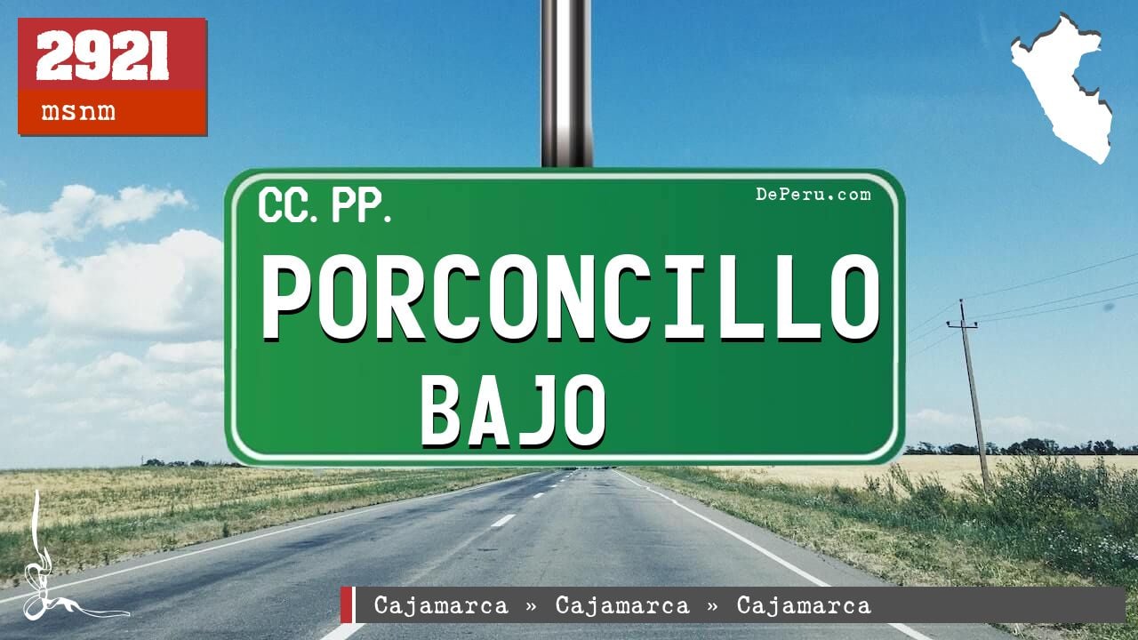 Porconcillo Bajo