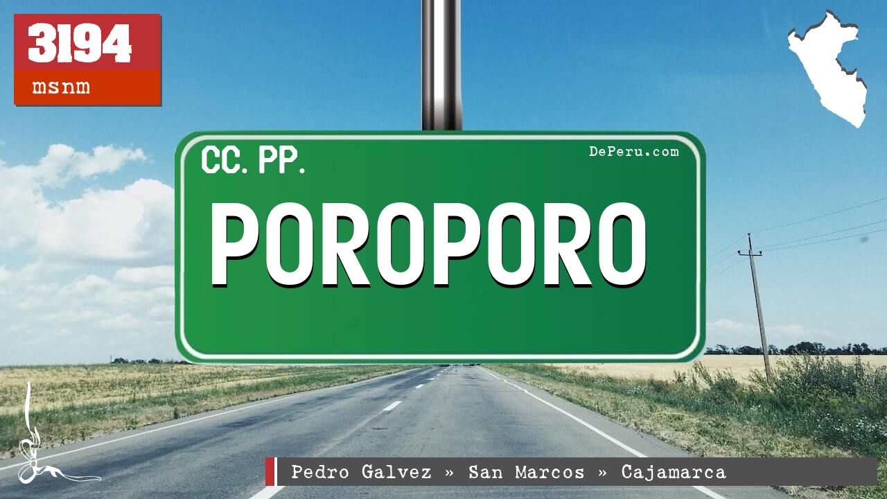 Poroporo