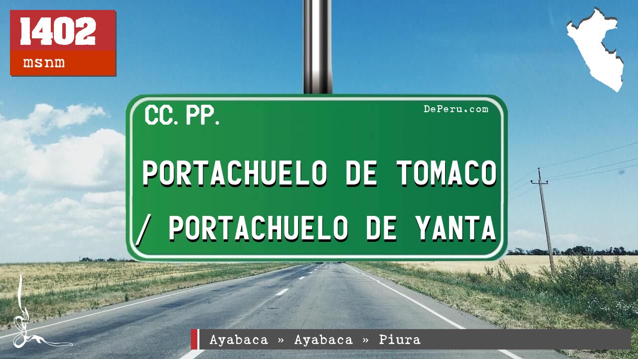 PORTACHUELO DE TOMACO