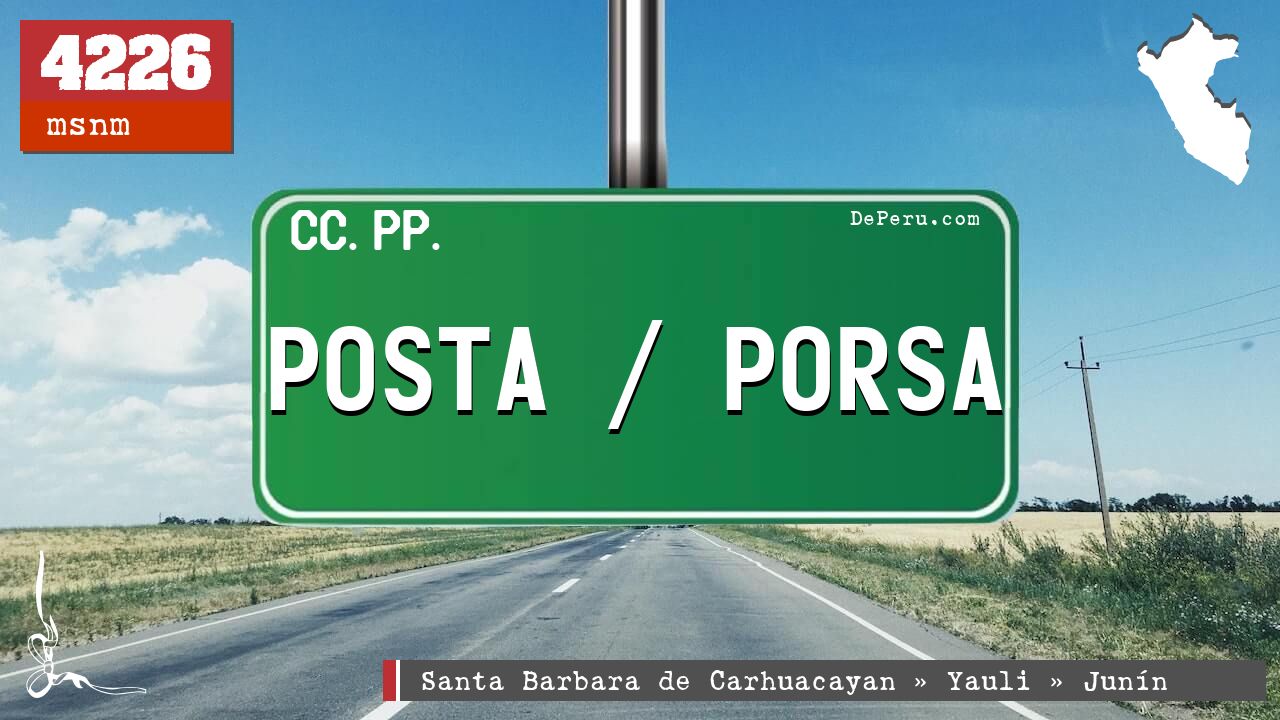 Posta / Porsa