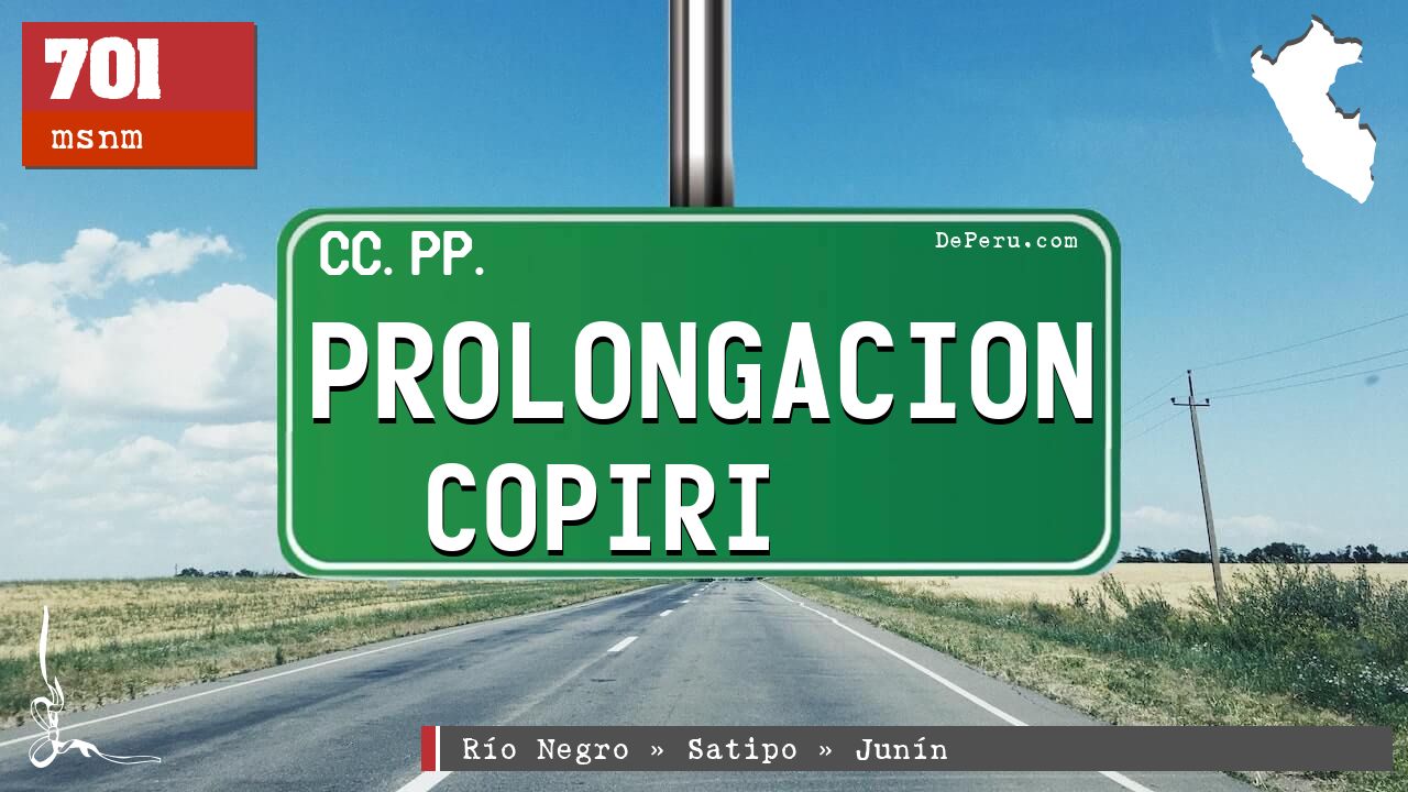 Prolongacion Copiri