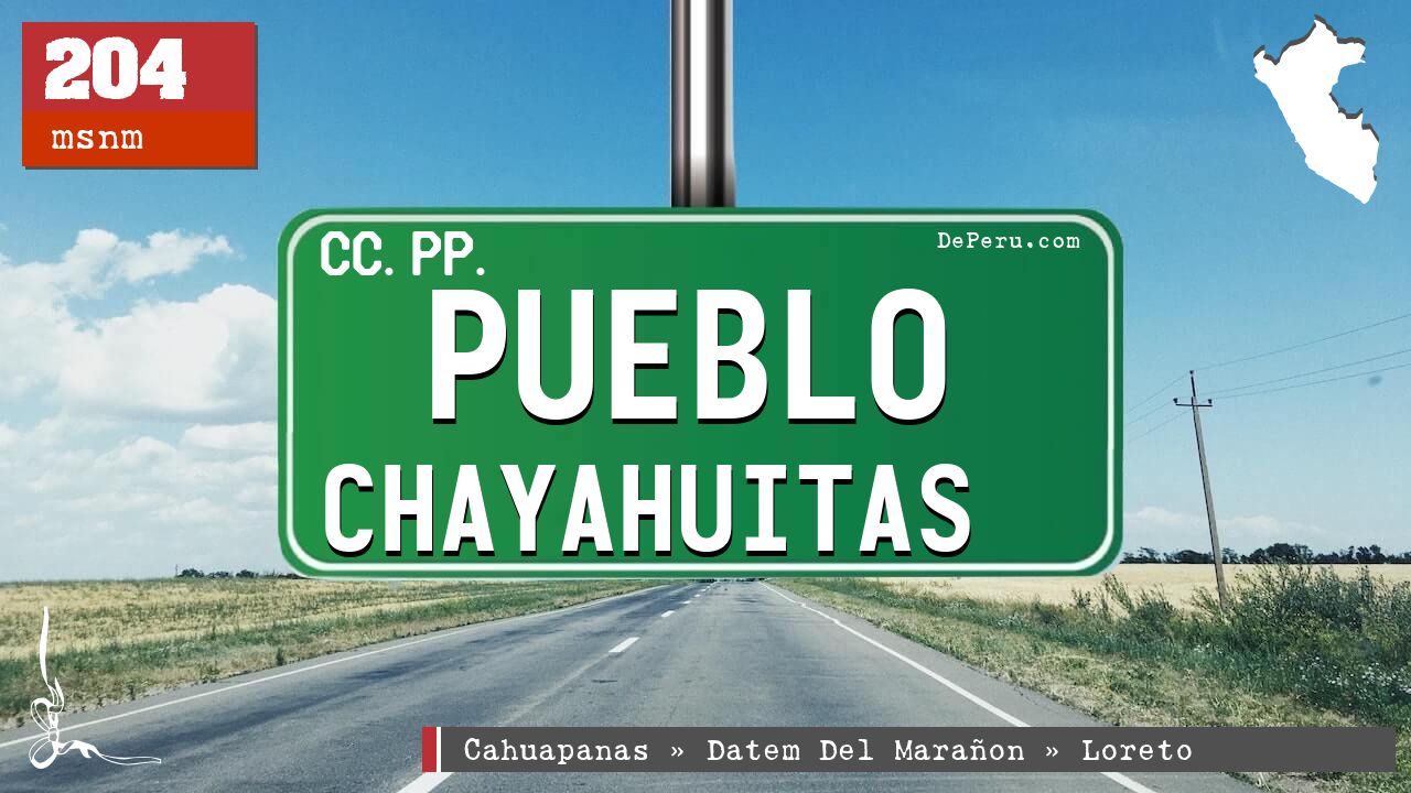 Pueblo Chayahuitas