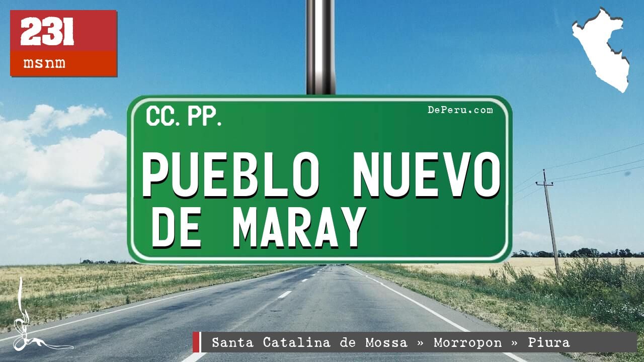 Pueblo Nuevo de Maray