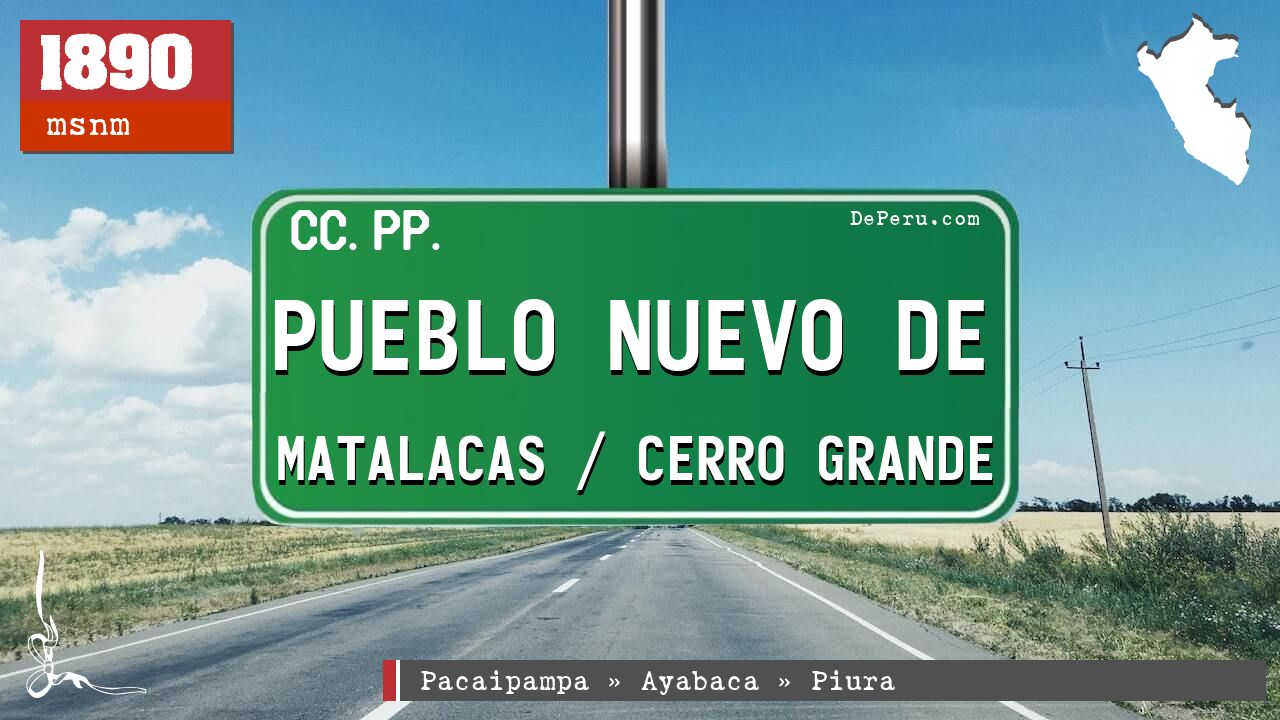 Pueblo Nuevo de Matalacas / Cerro Grande