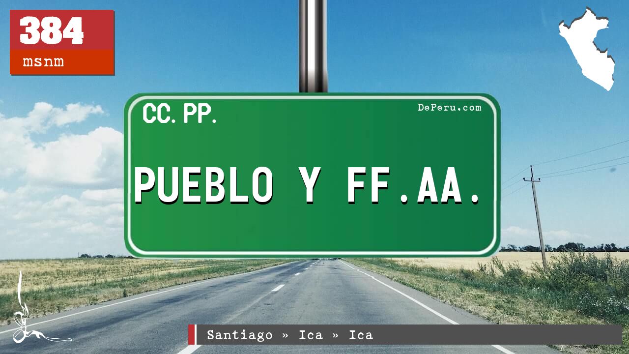 Pueblo y FF.AA.