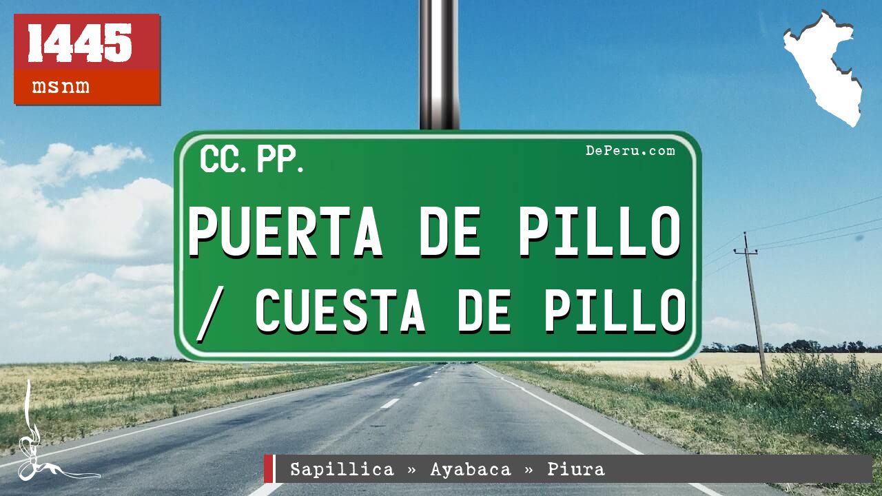 Puerta de Pillo / Cuesta de Pillo