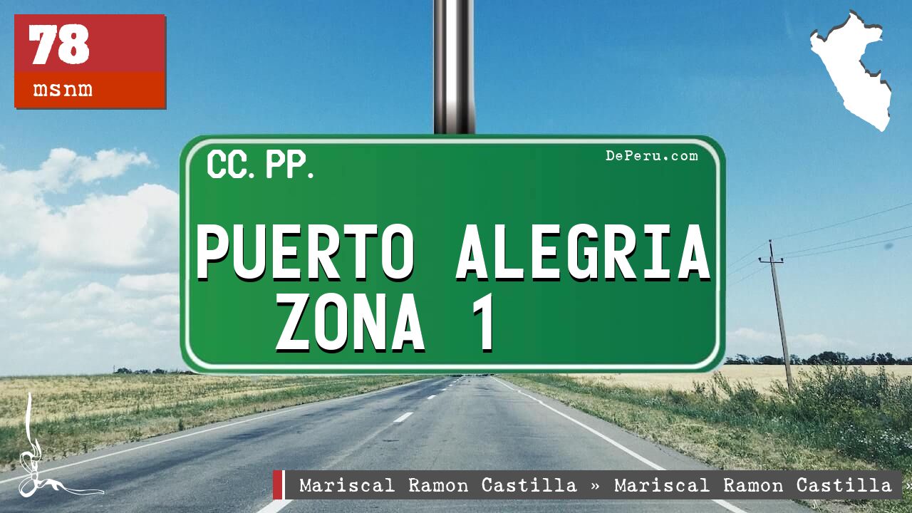 Puerto Alegria Zona 1