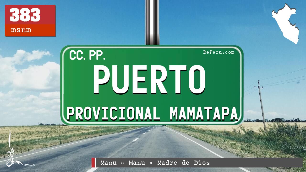 Puerto Provicional Mamatapa