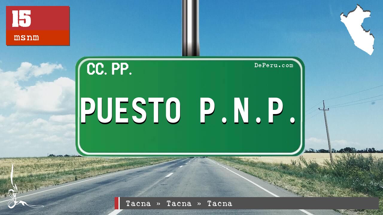 PUESTO P.N.P.