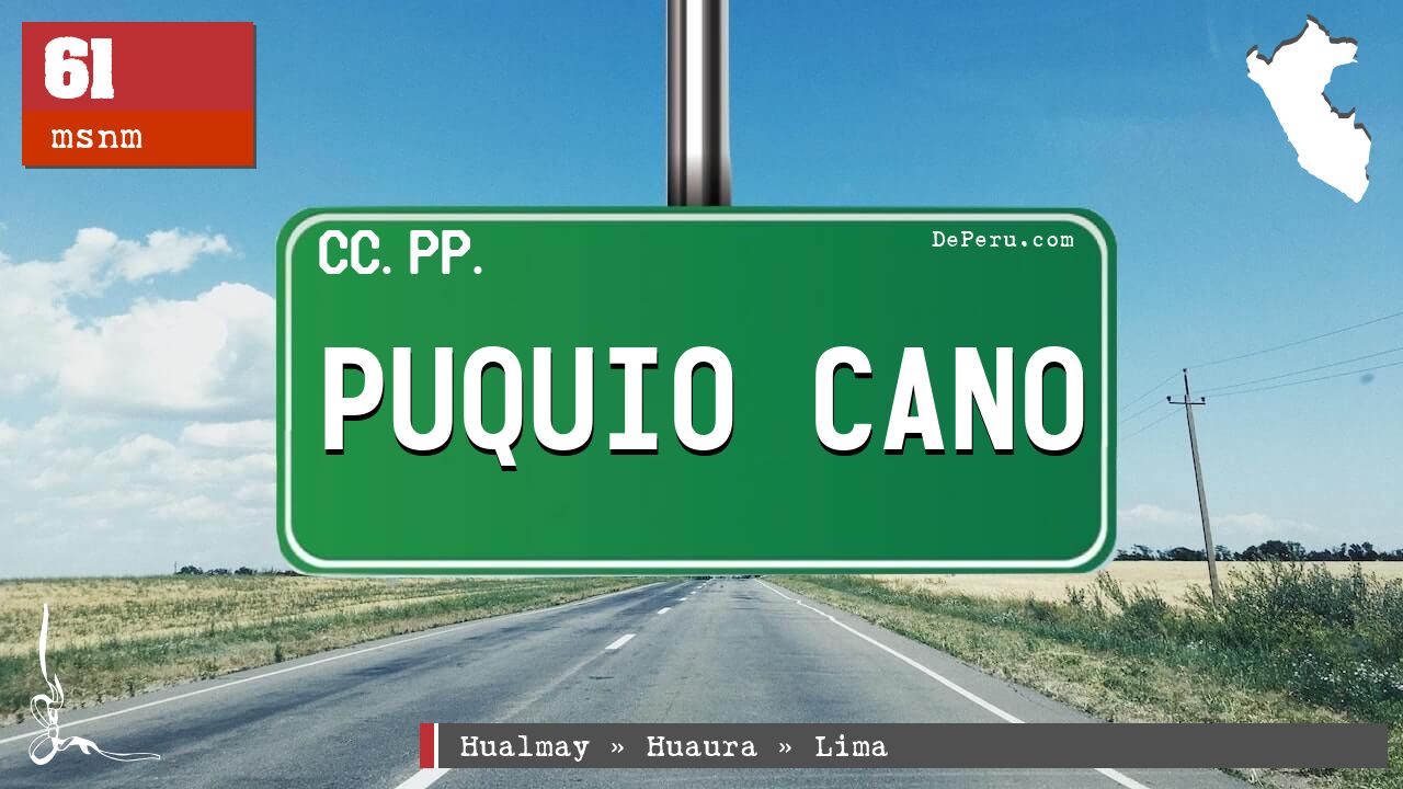 Puquio Cano