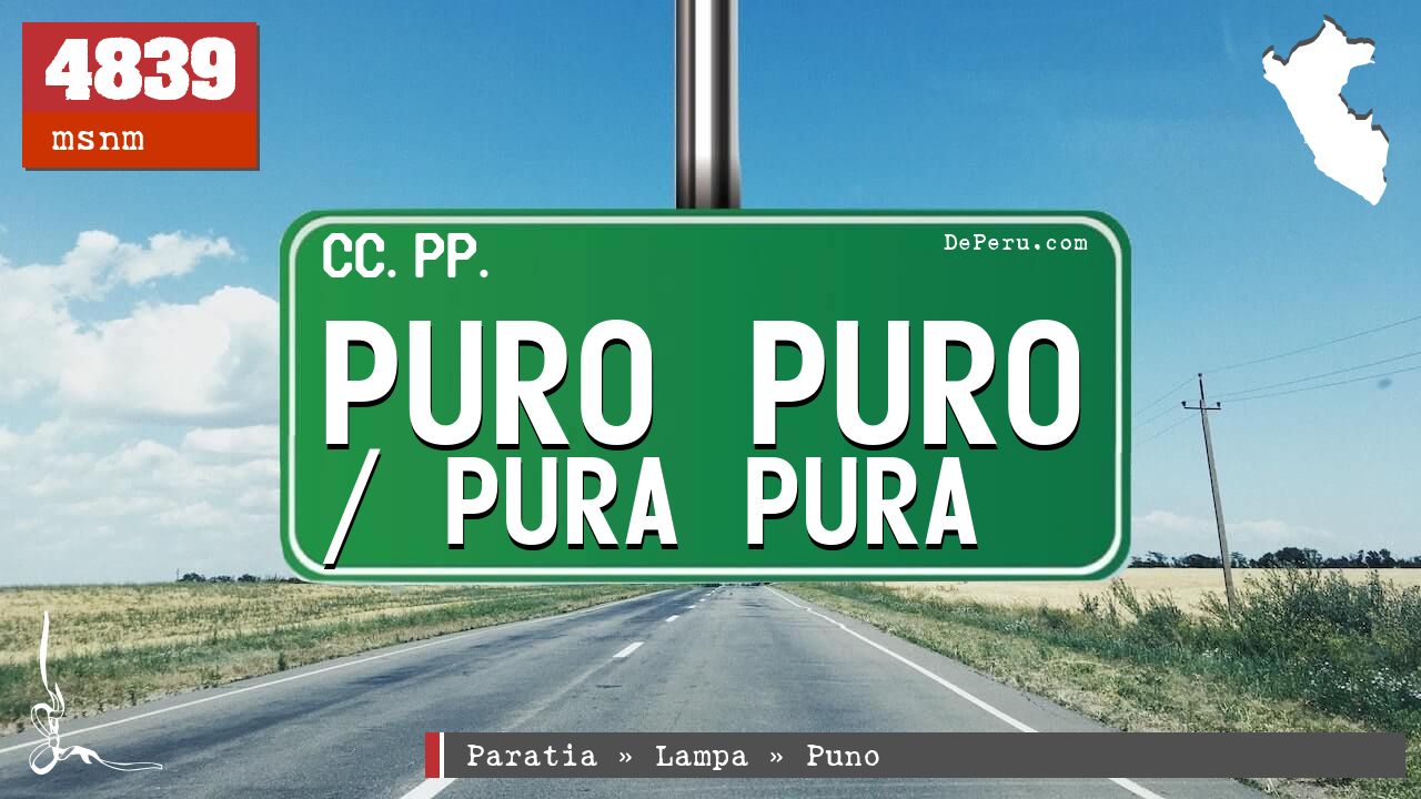 Puro Puro / Pura Pura