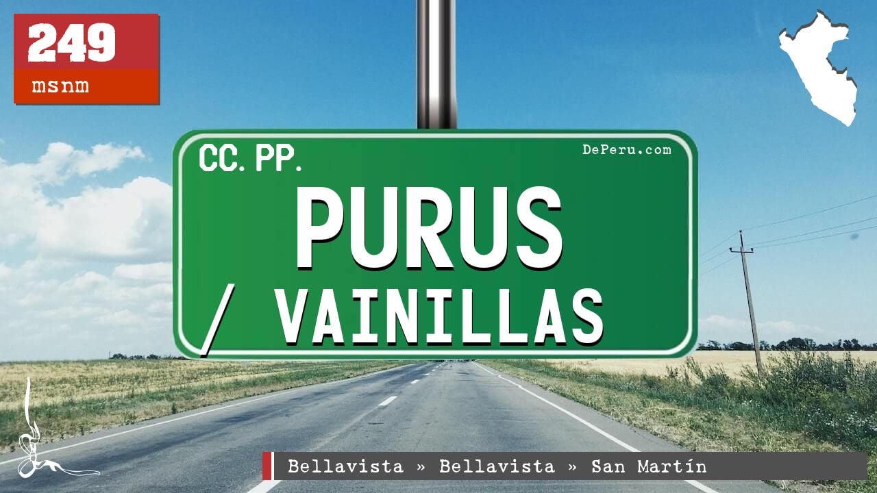 Purus / Vainillas