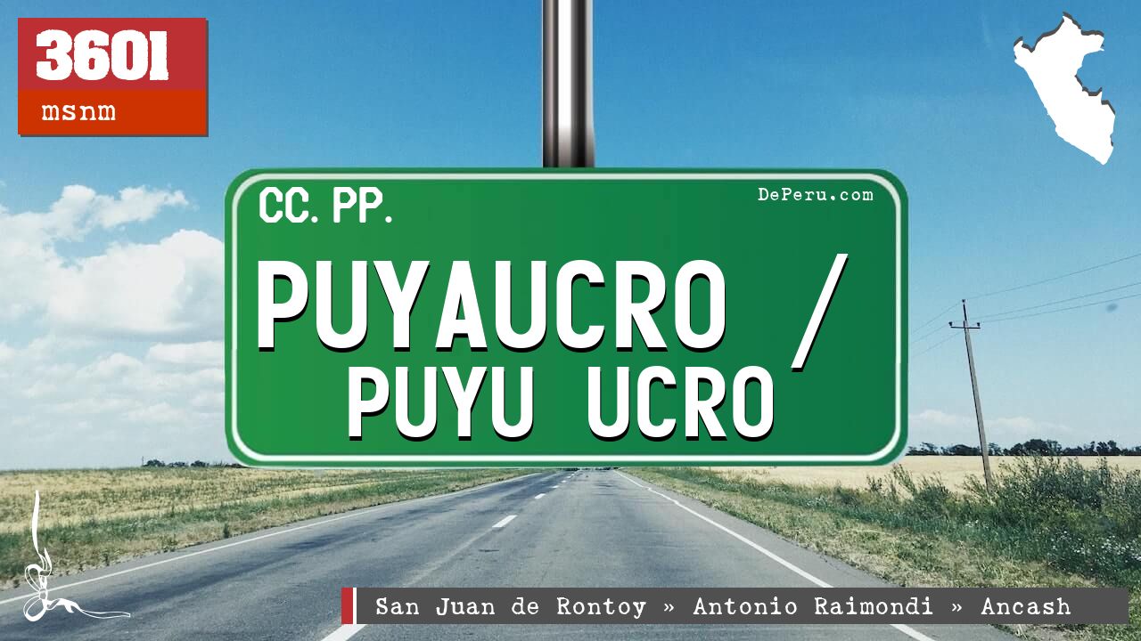Puyaucro / Puyu Ucro