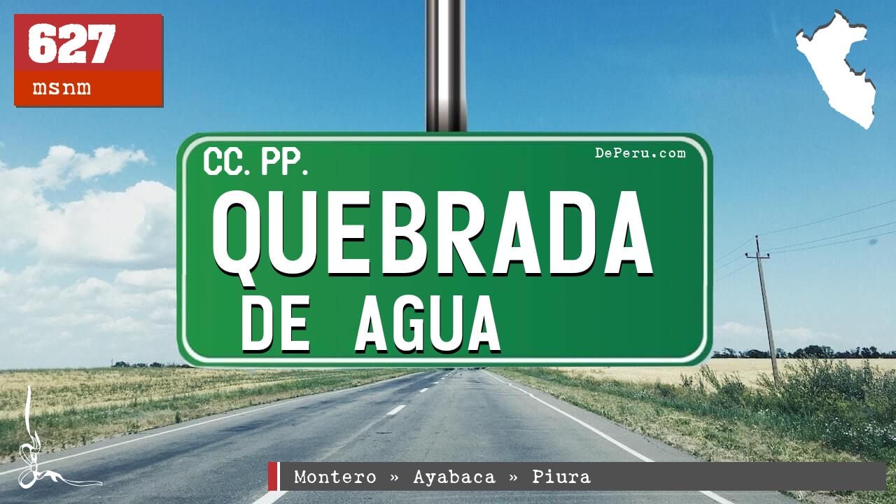 Quebrada de Agua