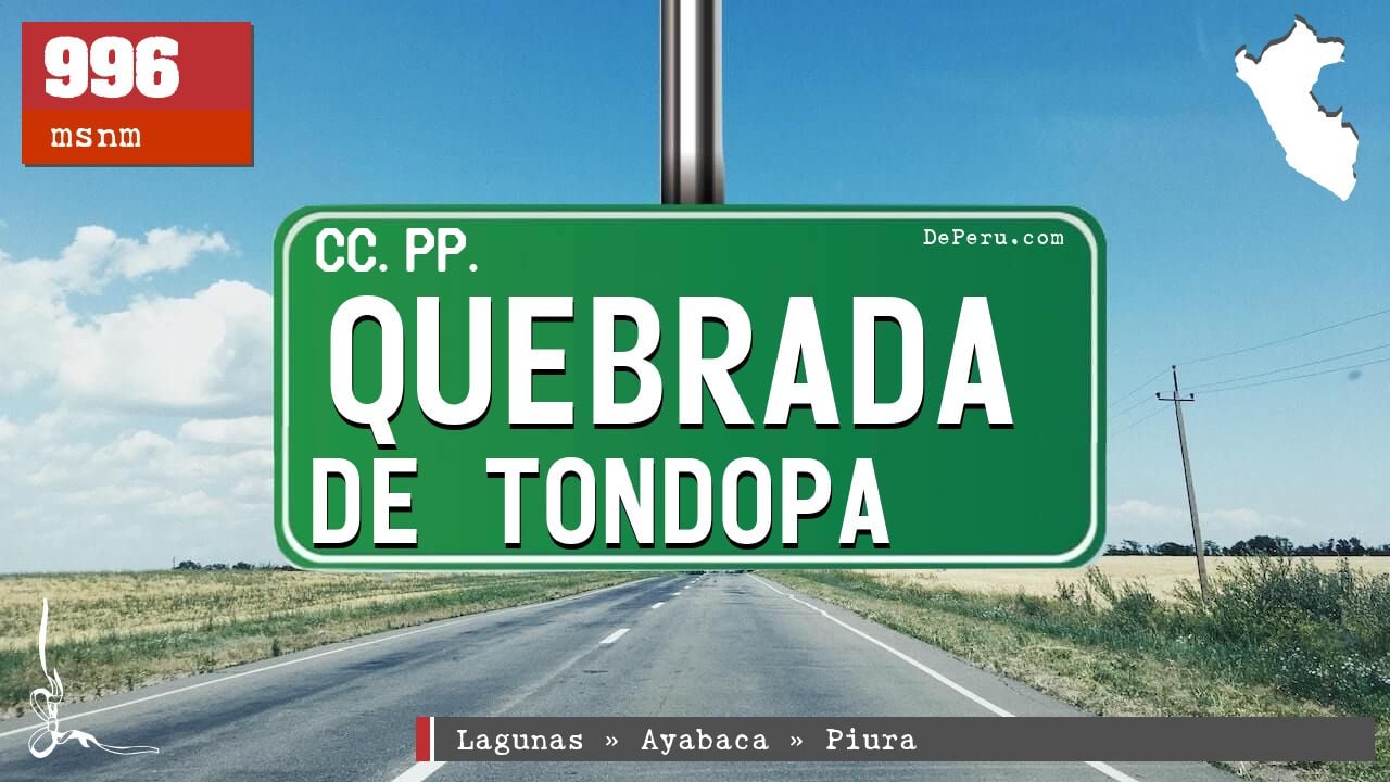 Quebrada de Tondopa