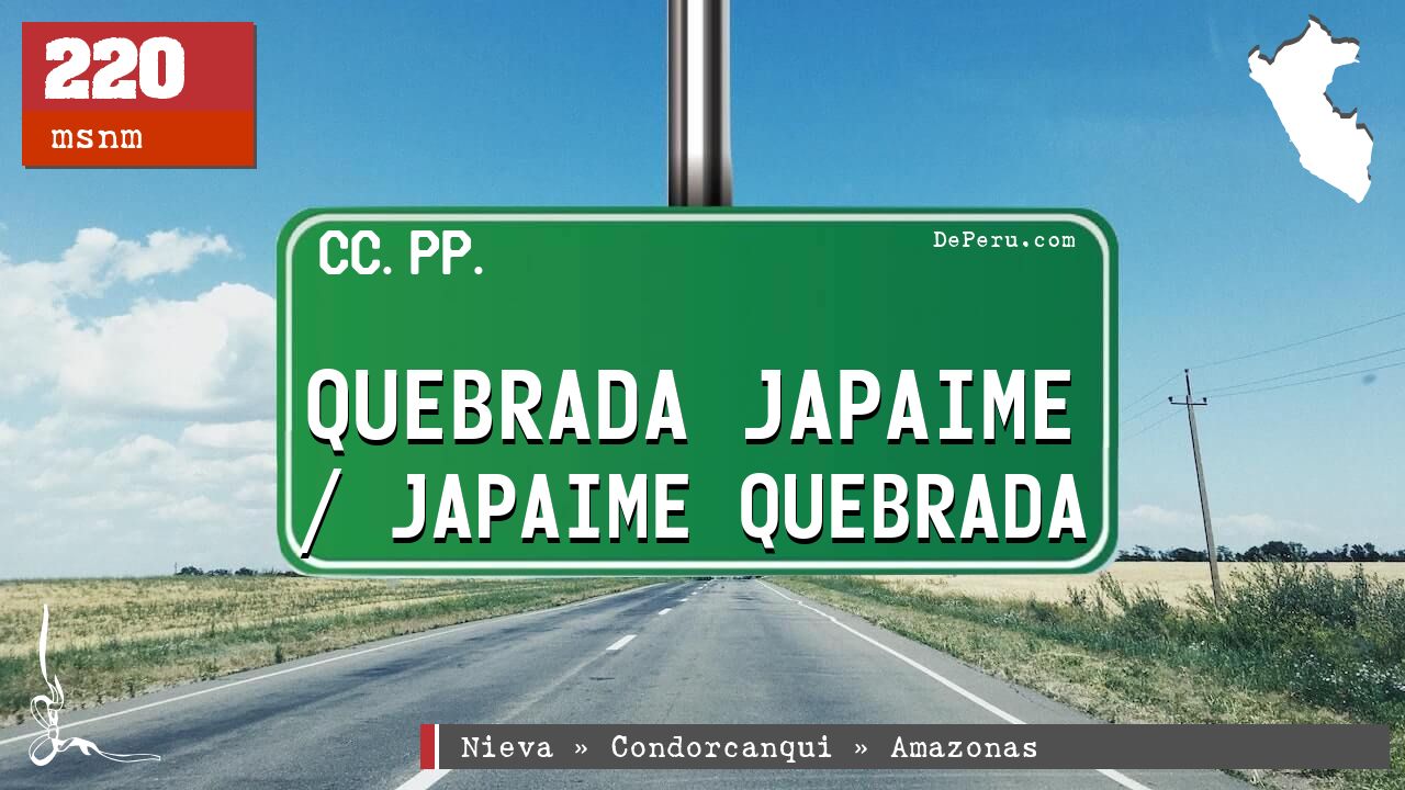 Quebrada Japaime / Japaime Quebrada