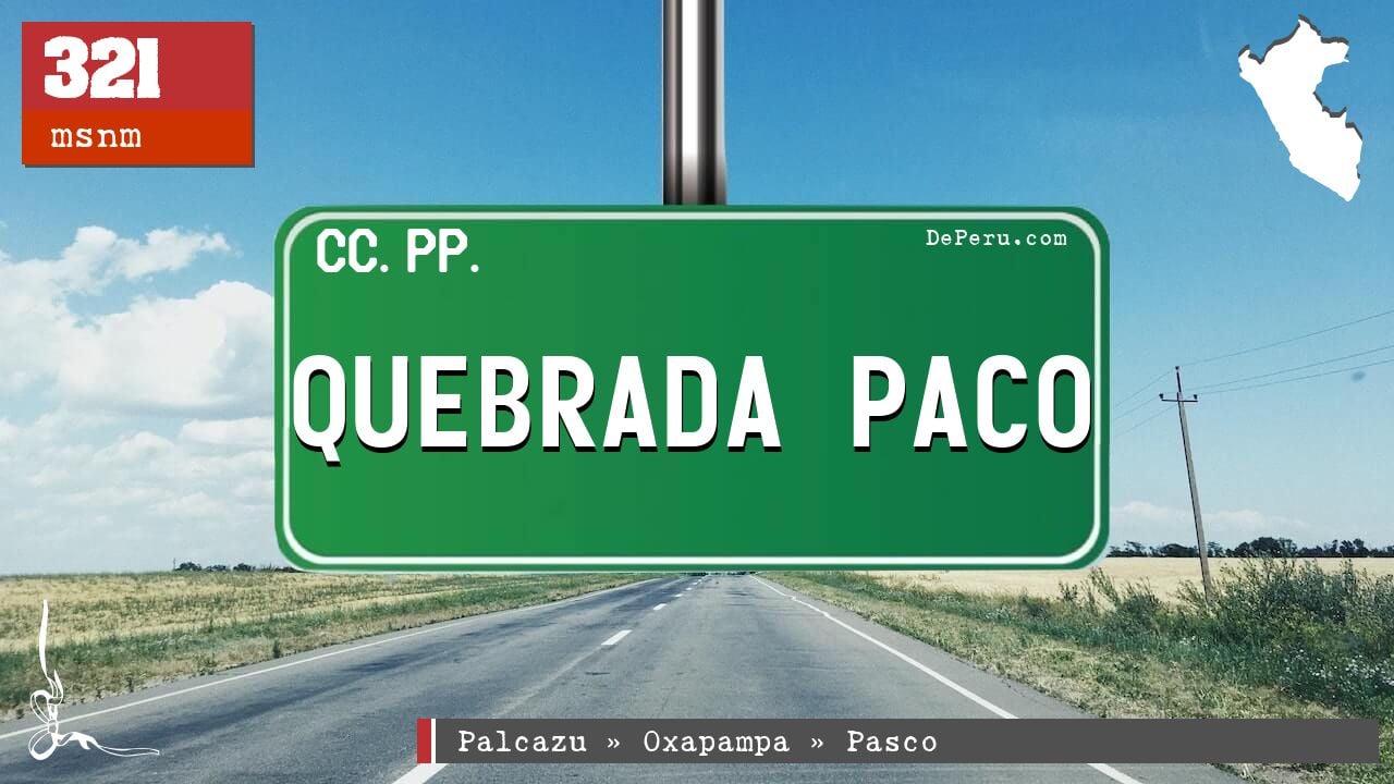 Quebrada Paco