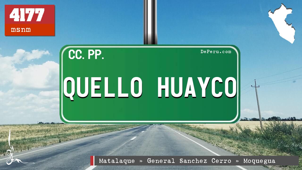 QUELLO HUAYCO