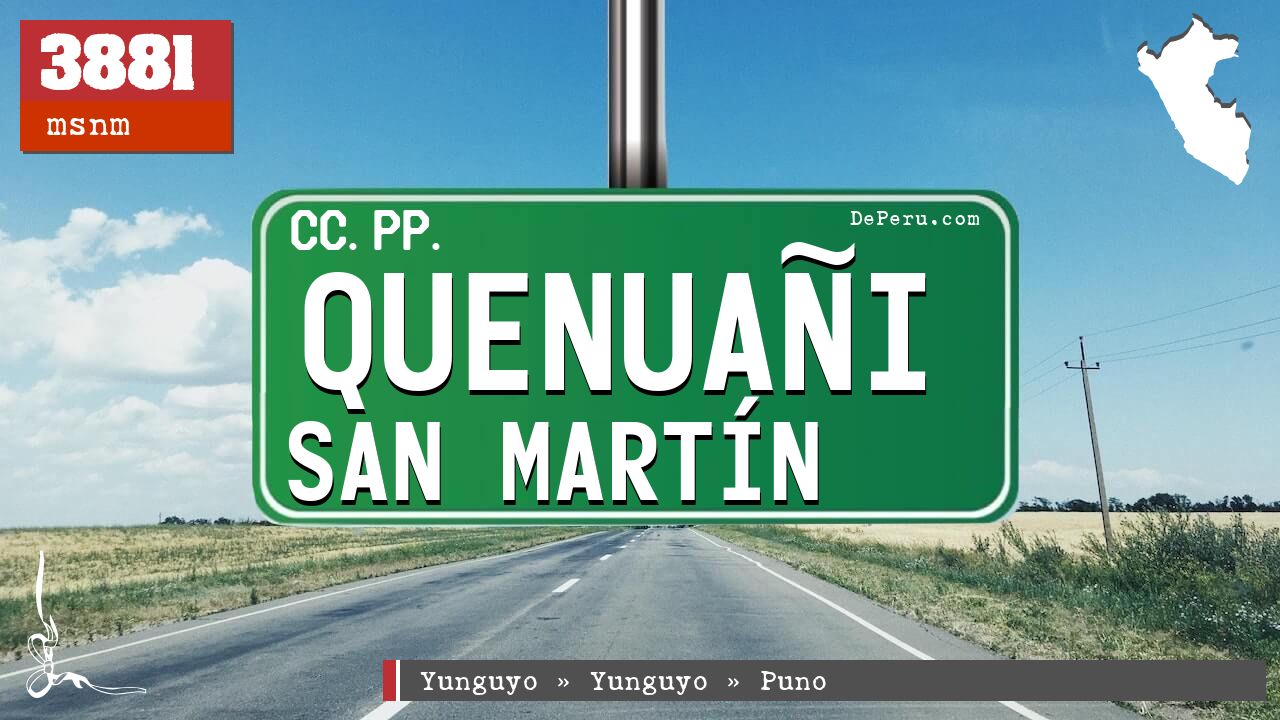 Quenuañi San Martín