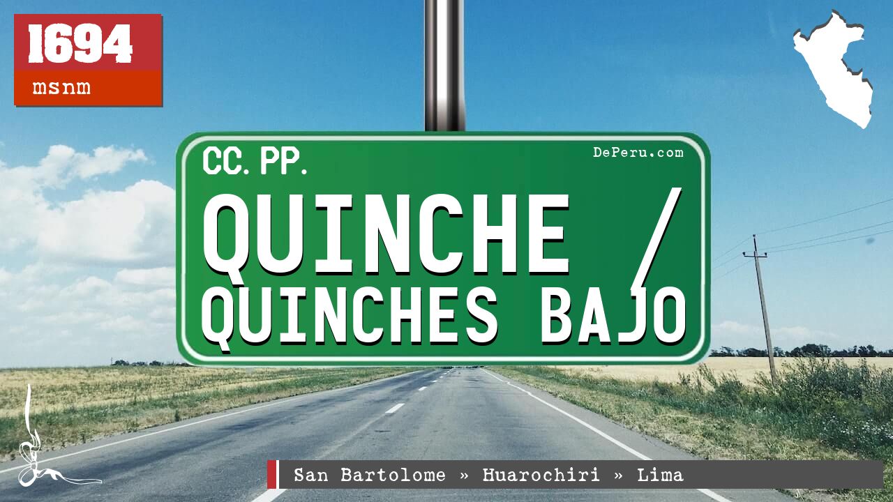 Quinche / Quinches Bajo