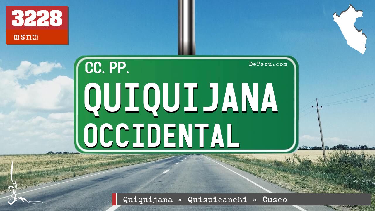 Quiquijana Occidental