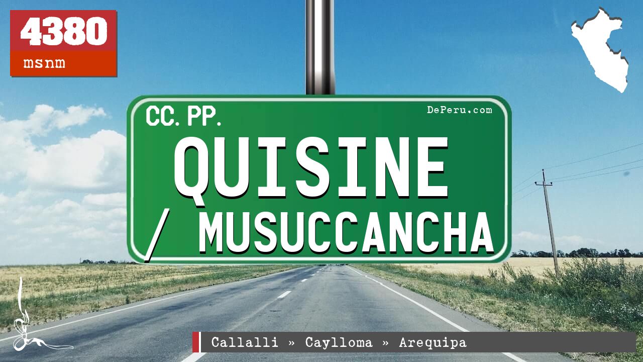 Quisine / Musuccancha
