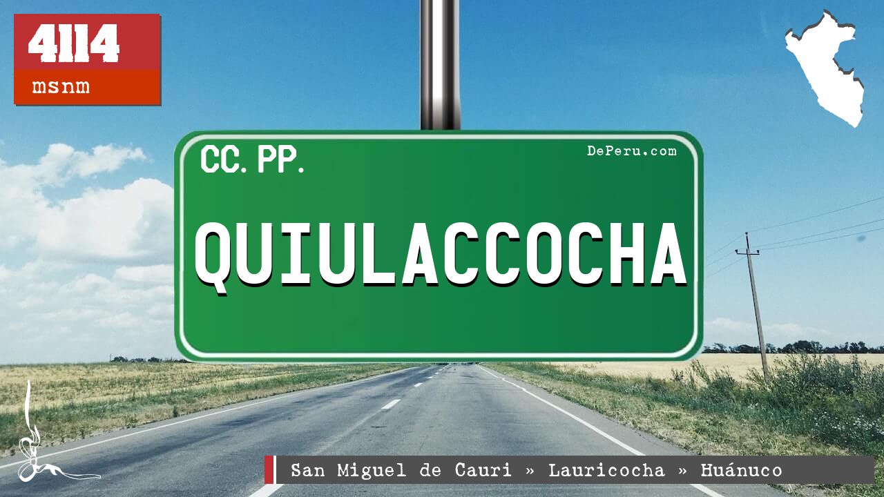 Quiulaccocha